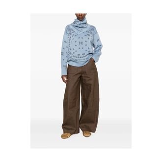 Alanui Dames, Truien, Blauw, Maat: S