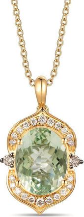 Le Vian Ladies Mint Julep Quartz Necklaces set in 14K Honey Gold