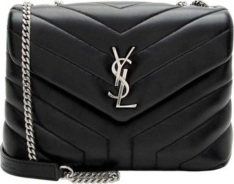 Saint Laurent Matelass&eacute; Monogram Loulou Chain Small Shoulder Bag (Authentic Pre-Loved)