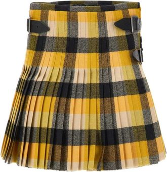Vivienne Westwood Pleated Buckle Mini Skirt