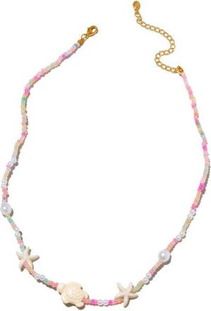 Girls Crew Turtle Bay Beaded Necklace in Gold at Nordstrom