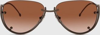 Diesel Pilot model sunglasses - Sunglasses - Unisex - Brown