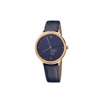 Mondaine MH1-L2241-LD Helvetica 38mm Quartz Watch in Blue