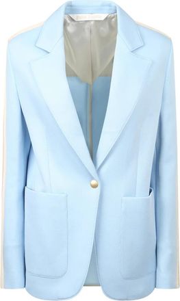 Palm Angels Milano Track Jacket - Dames - Blazers - Blauw - S - Katoen - Jassen
