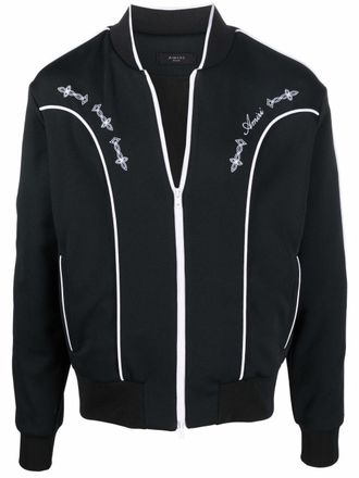 Amiri Bomberjack met afwerking - Zwart