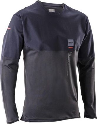 Leatt MTB Trail 6.0 L/S Jersey Cargo Velotrikot f&uuml;r Herren | grau/blau