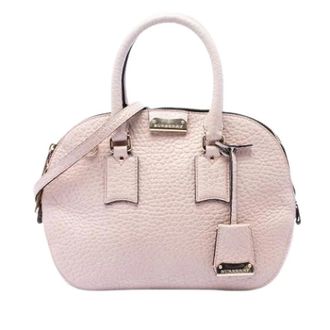 Burberry Pre-owned Orchard Bowling Bag - Dames - Vintage Handtas - Roze - ONE Size - Leer - Vintage