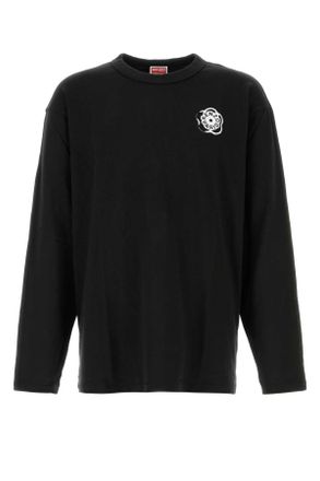 Kenzo Black Cotton Oversize T Shirt