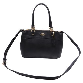 Coach Mini Brooke Carryall in Black Leather