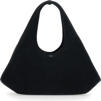 Coperni Su&egrave;de Tote Bag - Dames - Schoudertassen - Zwart - ONE Size - Su&egrave;de - Tassen