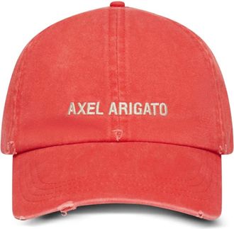 Axel Arigato AA logo-embroidered distressed cap - unisex - Cotton - One Size