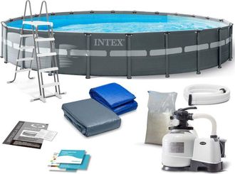 OEM Piscina De Jard&iacute;n Con Estructura De 732 X 132 Cm 12 En 1 Intex 26340