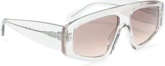 Alaia Transparante Acetaat Zonnebril - Dames - Zonnebrillen - Bruin - ONE Size - Accessoires
