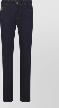 Etro cotton denim straight-leg jeans
