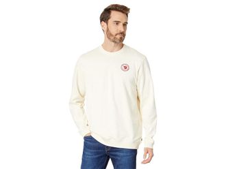 Fj&auml;llr&auml;ven 1960 Logo Badge Sweater Mens Sweater Chalk White : 2XL, Cotton