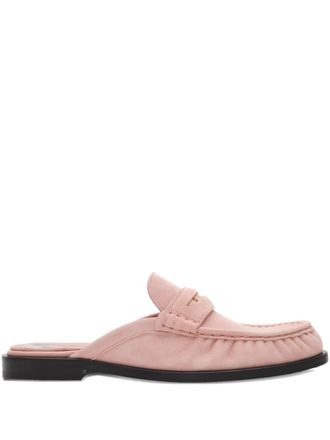 Burberry leather mules - women - Calf Leather/Calf Leather/Thermoplastic Polyurethane (TPU)/Goat Skin - 39 - Pink
