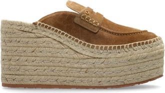 Gianvito Rossi Wig sandalen Maxilla - Dames - Sleehakken - Beige - 38 1/2 EU - Leer - Schoenen