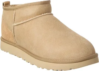 UGG Classic Ultra Mini Suede & Shearling Boot