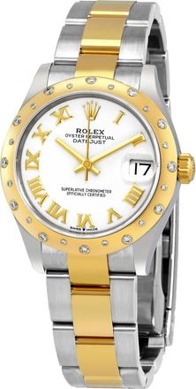 Rolex Datejust 31 Automatic White Dial Ladies Steel and 18kt Yellow Gold Oyster Watch 278343WRO