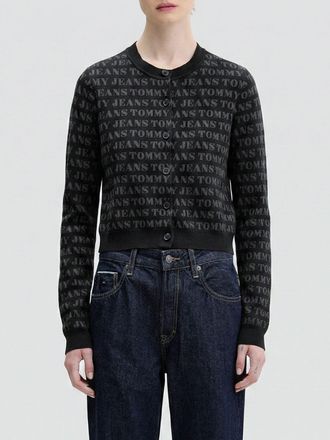 Tommy Jeans Cardigan in cotone con logo all-over Tommy Jeans