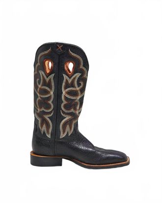 Twisted X Boots Mens Leather Western Boots In Black