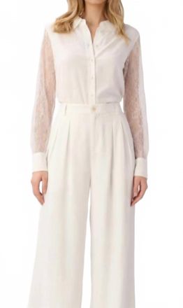 Cami NYC Chelsey Chiffon Blouse In White
