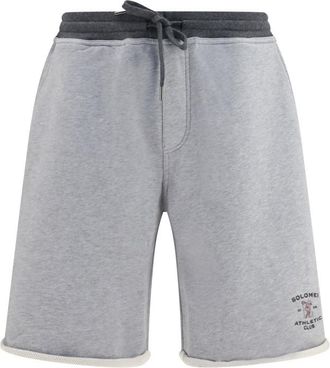 Brunello Cucinelli Grey Drawstring Shorts