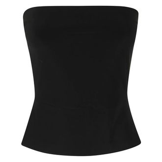 Norma Kamali Top sin tirantes - Tops - Mujer - Negro - S
