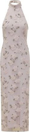 Rotate Flower Beads Maxi Dress - Dames - Maxi kleedjes - Veelkleurig - S - Leer - Kleedjes