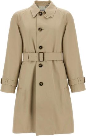 Burberry Heren, Mantels, Beige, Maat: L Gabardine