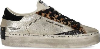 Crime London SNEAKER DISTRESSED PLATFORM ORO CRIME LONDON