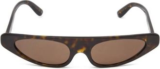 Dolce & Gabbana Zonnebril met cat-eye montuur - Bruin