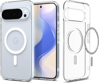 OEM Spigen Ultra Hybrid Magfit Back Cover Transparente Google Pixel 10/10 Pro