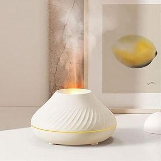 OEM Difusor Humidificador De Aceites Esenciales Con Aroma A Llama Y 7 Colores De Llama, Para El Hogar, Dormitorio, Yoga, Oficina, Con Protecci&oacute;n De Apagad