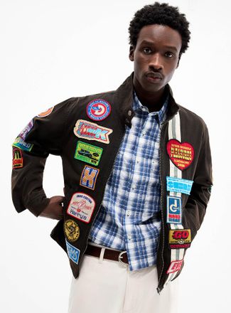 Deus Mens Rainforests multi-patch jacket