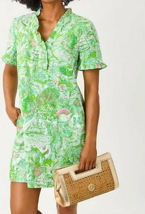 Lilly Pulitzer Scarlette Mini Dress In Resort White Ship To Shore