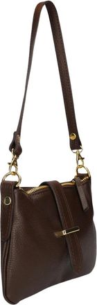Notre-V Burnley Classic Grain - Dames - Schoudertassen - Bruin - ONE Size - Tassen