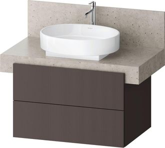 Duravit Duravit Balcoon, Mueble Bajo Lavabo, Suspendido, Marr&oacute;n Pizarra