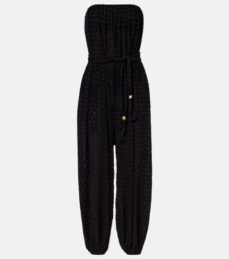 Eres Evening silk and cotton jacquard jumpsuit