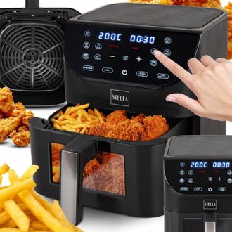 Stella Freidora Sin Aceite Stella Staf-1500-6-c 1500 W 6 Litros