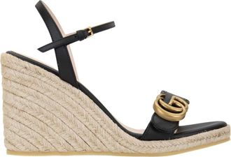 Gucci Wedges - Dames - Sleehakken - Beige - 35 EU - Leer - Schoenen