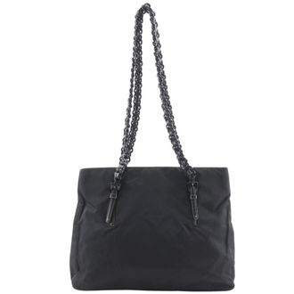 Prada Black Nylon Tote Bag (Pre-Owned)