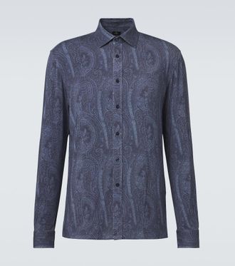 Etro Paisley jersey shirt
