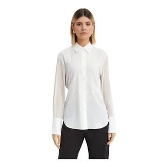 Helmut Lang Shirts, female, White, Size: XS Relaxed Lace Shirt