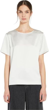 Max Mara Top Amburgo - Dames - T-shirts - Wit - 2XL - Tops
