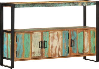 vidaXL Aparador De Madera Maciza Reciclada 120x30x75 Cm