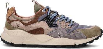 Flower Mountain Sneakers Yamano 3 con fiori - Verde