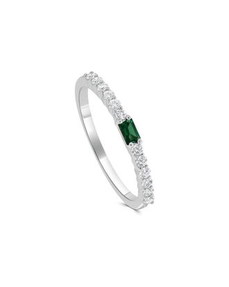 Sabrina Designs 14K 0.31 Ct. Tw. Diamond Emerald Birthstone Ring