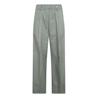 Myths Straight Trousers, female, Green, Size: M Straight Trousers