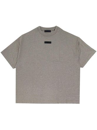 Fear of God T-shirt met logopatch - Grijs